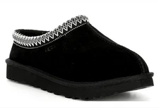 Ugg Tasman II Black Women's 9 Boot Shoe Braid Classic Wool Slipper Suede Flats