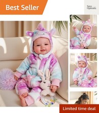 Baby Dolls, 17inch Large Realistic Cute Soft Body Baby Doll Real Life Baby Do...