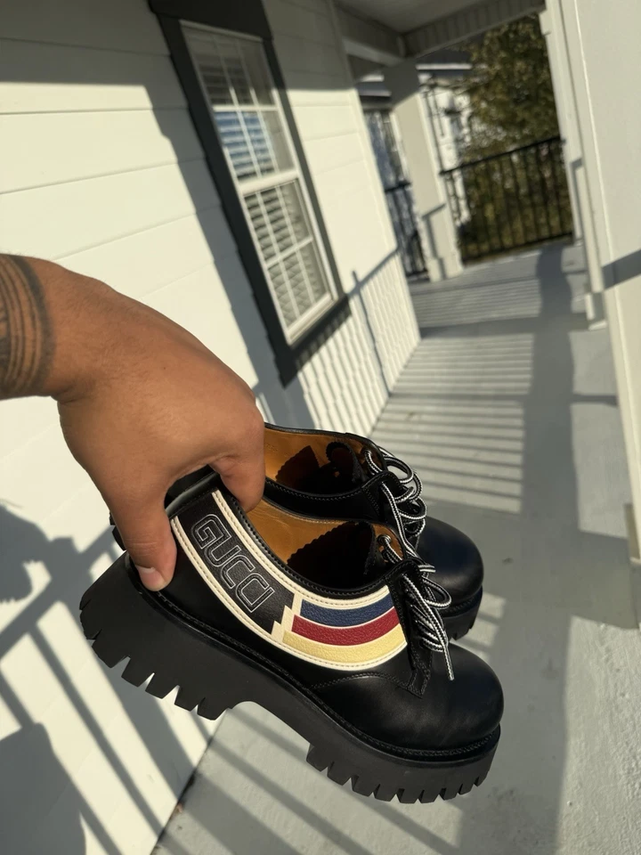 Gucci Sylvie Web elegante Schuhe Größe 8,5 US ca. 8 für Herren - Bild 2 von 4