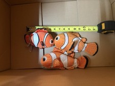 Disney Pixar Finding Nemo Plush Lot of 3   Authentic Clownfish 10   6  Toys