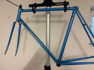 Milanetti Rennrad Rahmen frame blau RH 57cm vintage eroica