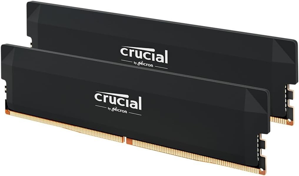 CRUCIAL PRO RAM DDR5 32GB KIT (2X16GB) 6000MHZ CL36 XMP 3.0 EXPO CP2K16G60C36U5B