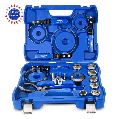 Filter Wrench Set 7pcs 64mm 4pcs Stainless Steel Swivel Wrenches Oil PESIKO