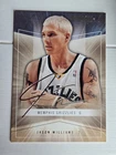 2004-05 SkyBox Autographics #43 Jason Williams Silver Auto White Chocolate