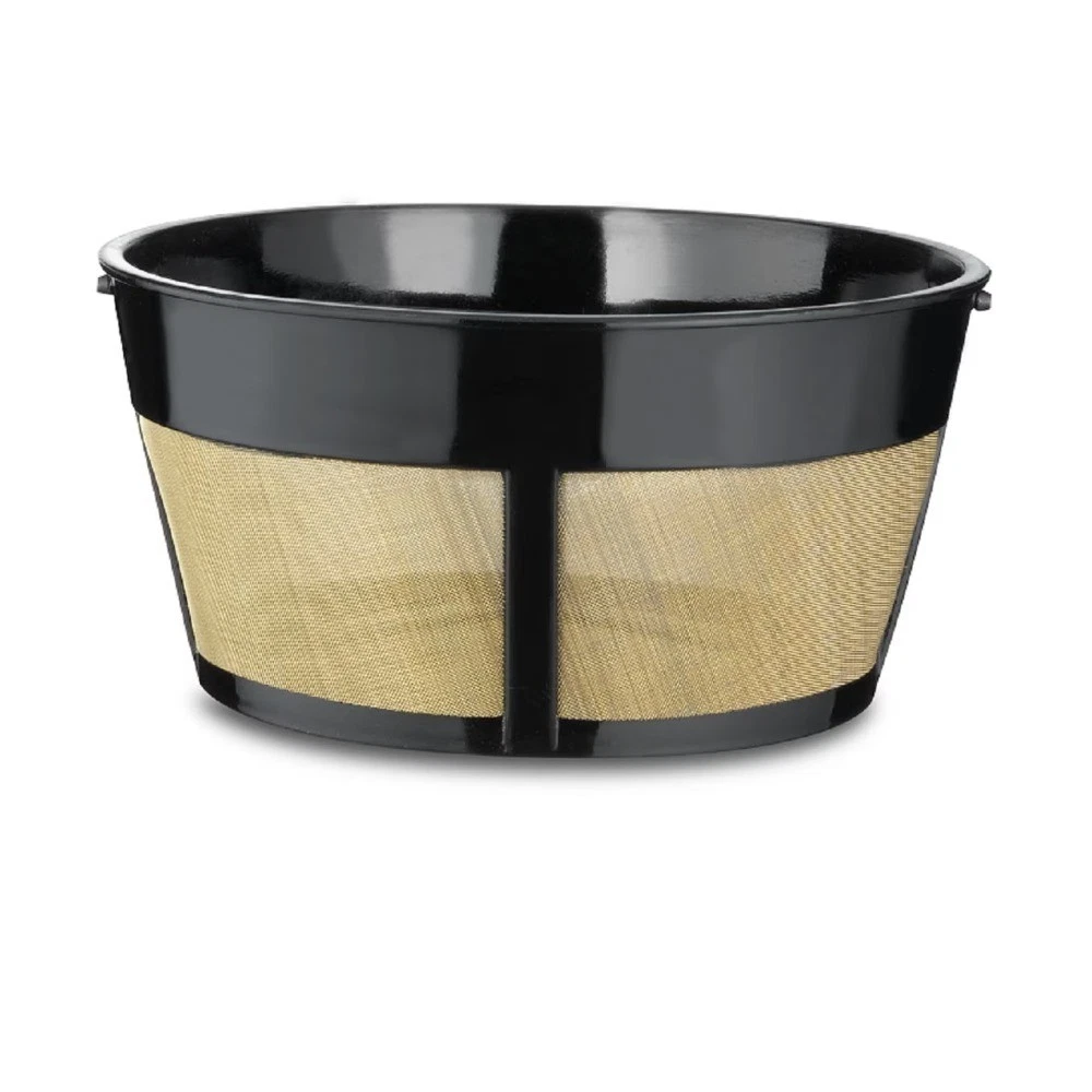 Reusable 8-12 Cup Basket Coffee Filter, Permanent Stainless Steel
