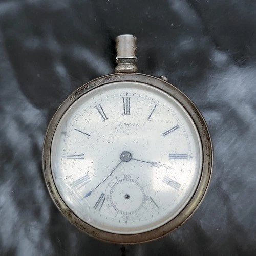 Antique Waltham A.W.Co Pocket Watch M1884 Bond St. 14S 7J Parts Repair Mvmt🔧