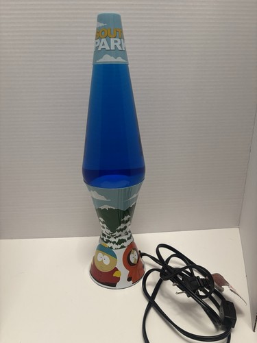 South Park Blue Lava Lamp Corded Electric Switch Control Cartman Kenny Stan kyle