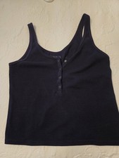 Abercrombie  Fitch Soft A  F Black Muscle Tank Size XL