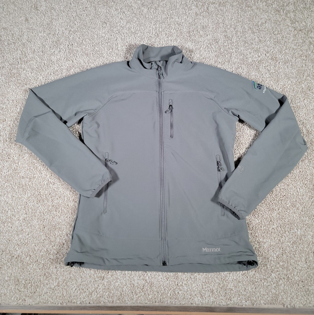 Marmot Jacket Medium Gray Womens Softshell M3 Ful… - image 2
