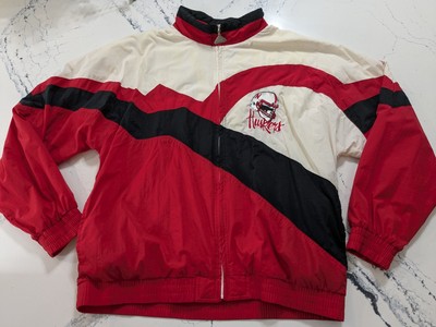 Vintage 90's Apex One Nebraska Cornhuskers Embroidered Colorblock Jacket Large
