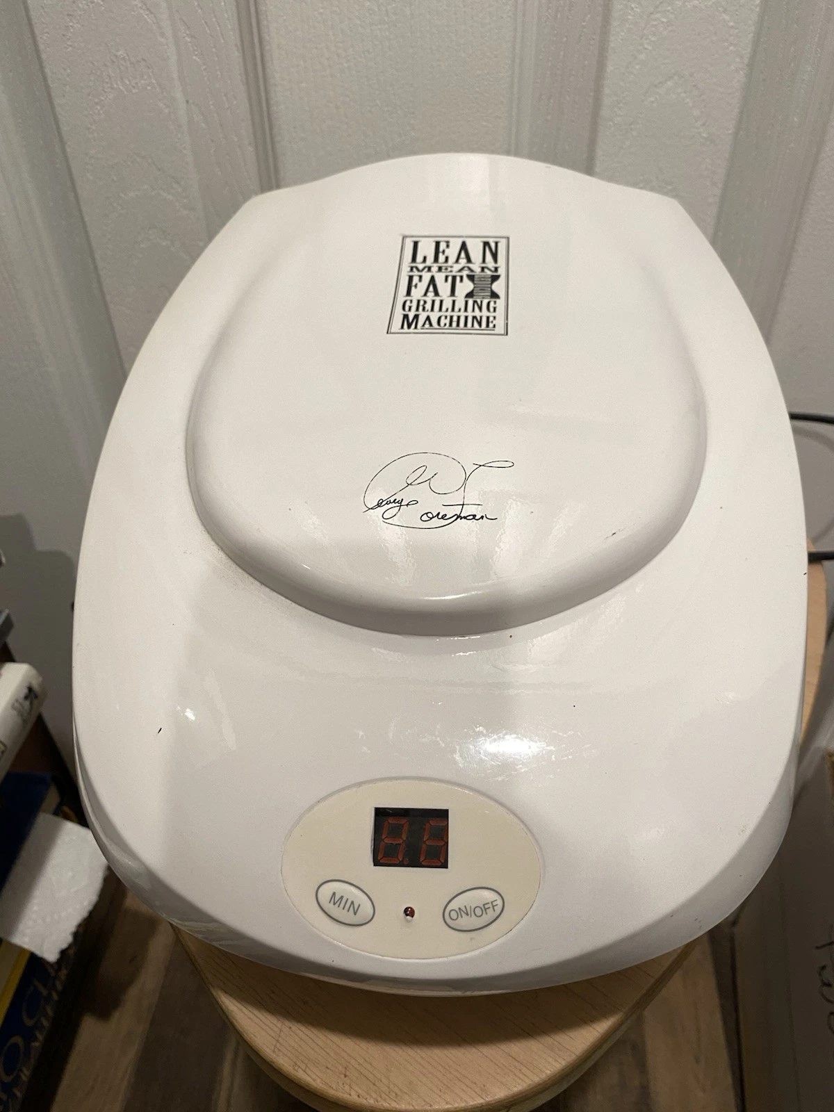 George Foreman Lean Mean Fat Grilling Machine Used