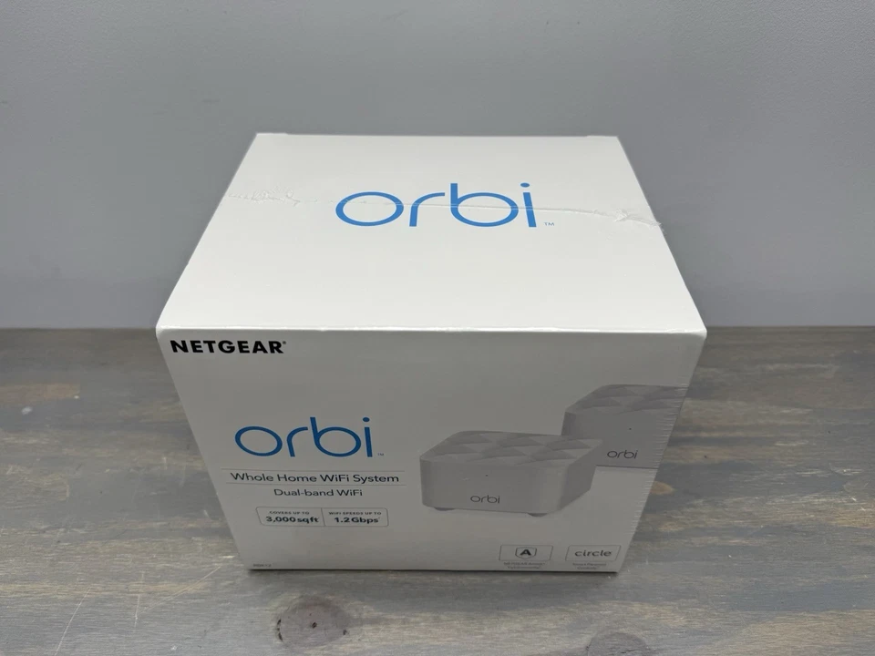 Netgear Orbi Mesh Wi-Fi System 2 Pack Up to 3,000 SF 1.2Gbps (RBK12-100) - New! - Image 2 of 4