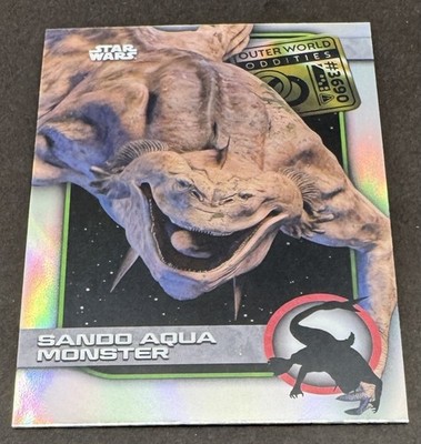 2025 Topps Chrome Star Wars Other World Oddities Sando Aqua Monster #UO-18