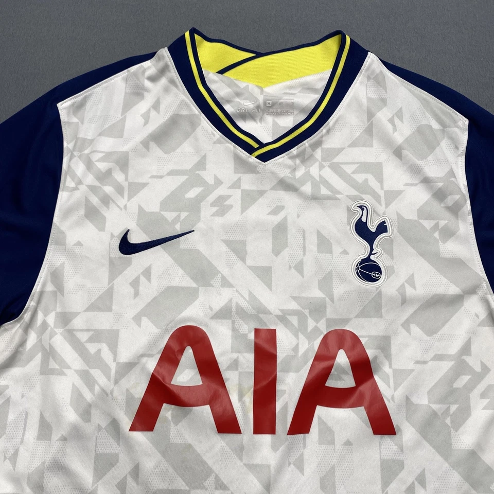 Tottenham Hotspur Jersey Mens XL White Navy Premier League Soccer Nike Son 7 - Image 2 of 4