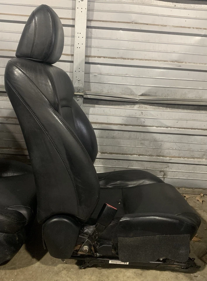 Lexus IS350 IS250 2006-2013 asiento delantero izquierdo del lado del conductor cuero negro eléctrico OEM Foto 4 de 4