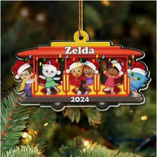 Customized Daniel Tiger Ornament Cartoon 2024 Christmas Ornament GLC055737