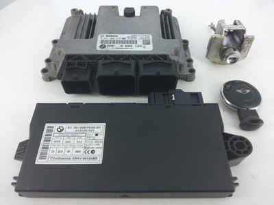 MINI R58 2013 Coupe Cooper Steuergerät Schlüsselsatz Schlosssatz DME 1.6L Benzin Handschaltung 8600124