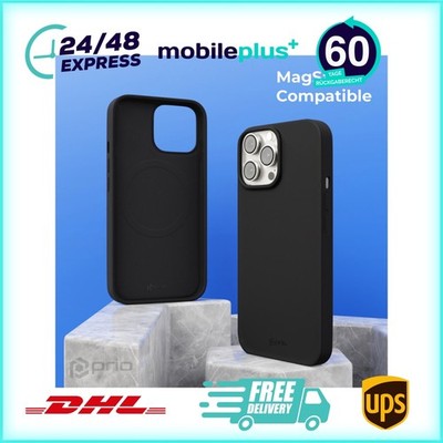 prio Liquid Silicone Case MAG für iPhone 16 Pro Max (6.9in) schwarz