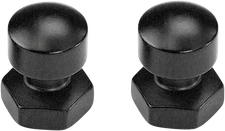 Saddlemen Black 1/4"-20 Rear Seat Mounting Nuts fits Harley Touring FLHR FLHT