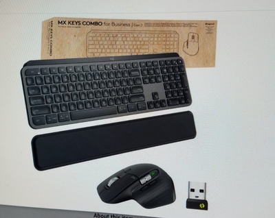 Logitech MX Keys Combo for Business Gen 2 Wireless Keyboard&Mouse