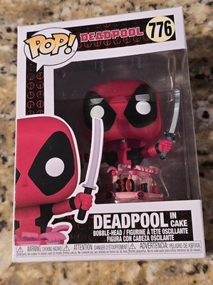 Lot 3-Funko POP! Marvel Deadpool in Cake #776 Bobble-Head Vinyl Figure 30th Ann