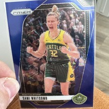 2024 Panini Prizm WNBA Blue Velocity Prizms #88 Sami Whitcomb Seattle Storm