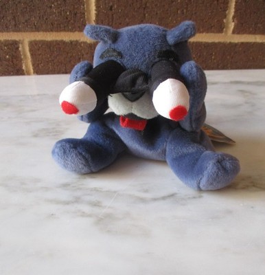 Meanies Series 2 Peeping Tom Cat Bean Bag 5'' Sit Plush-Idea Factory1998 Vintage