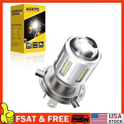 Auxito Motorcycle HB2 CANBUS H4 9003 LED Headlight High Low Beam White & Yellow