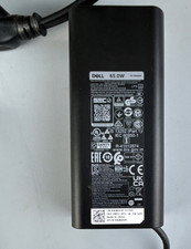 Dell 65W AC Adapter Charger 0WDMHDR 19.5V 3.34A Black for Dell Laptop