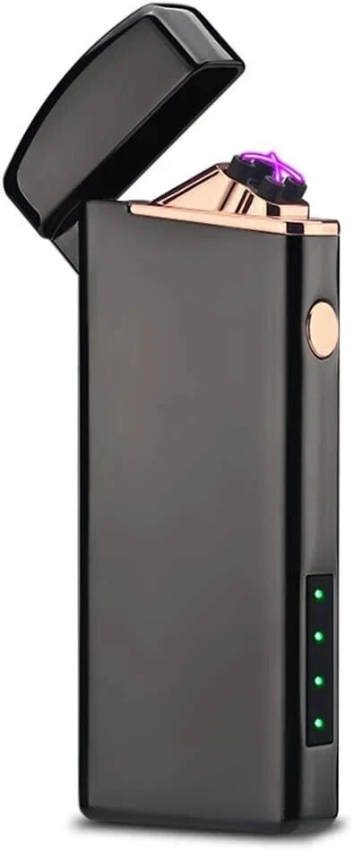 Encendedor de doble arco a prueba de viento - Encendedor digital USB de plasma electrónico - ¡Nuevos estilos! Foto 3 de 4