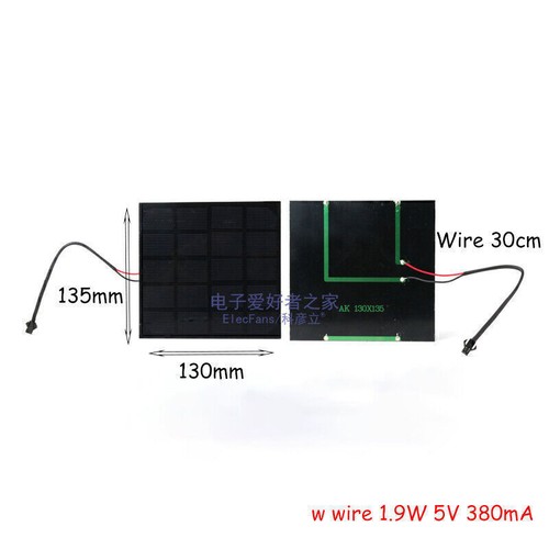 3V 5V 12V 2V 6V Solarzelle 9V 10V 5.5V Solarmodul Photovoltaikmodul Solarpa H6V4 - Bild 7 von 36