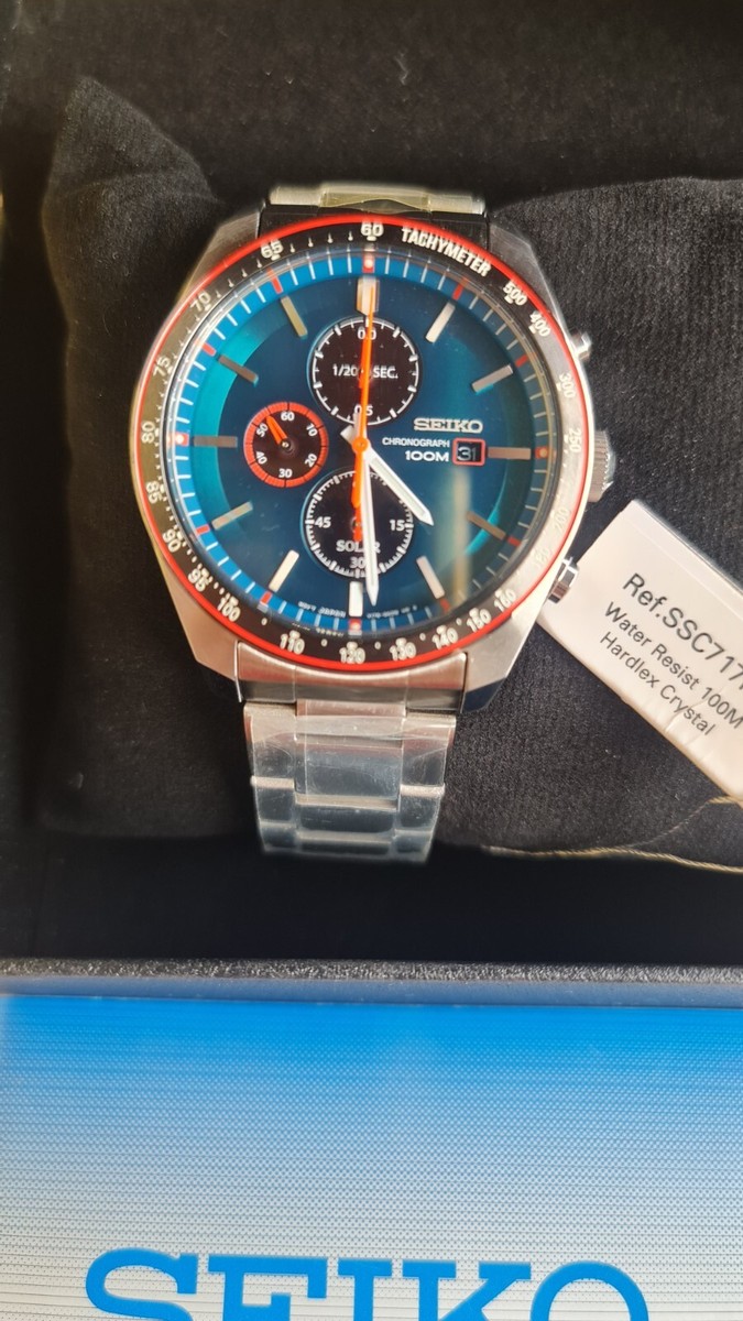 SEIKO SOLAR 腕時計 SEIKO X SOLAR WATCH, CHRONOGRAPH SAPHIRE CRYSTAL V192-0AA0