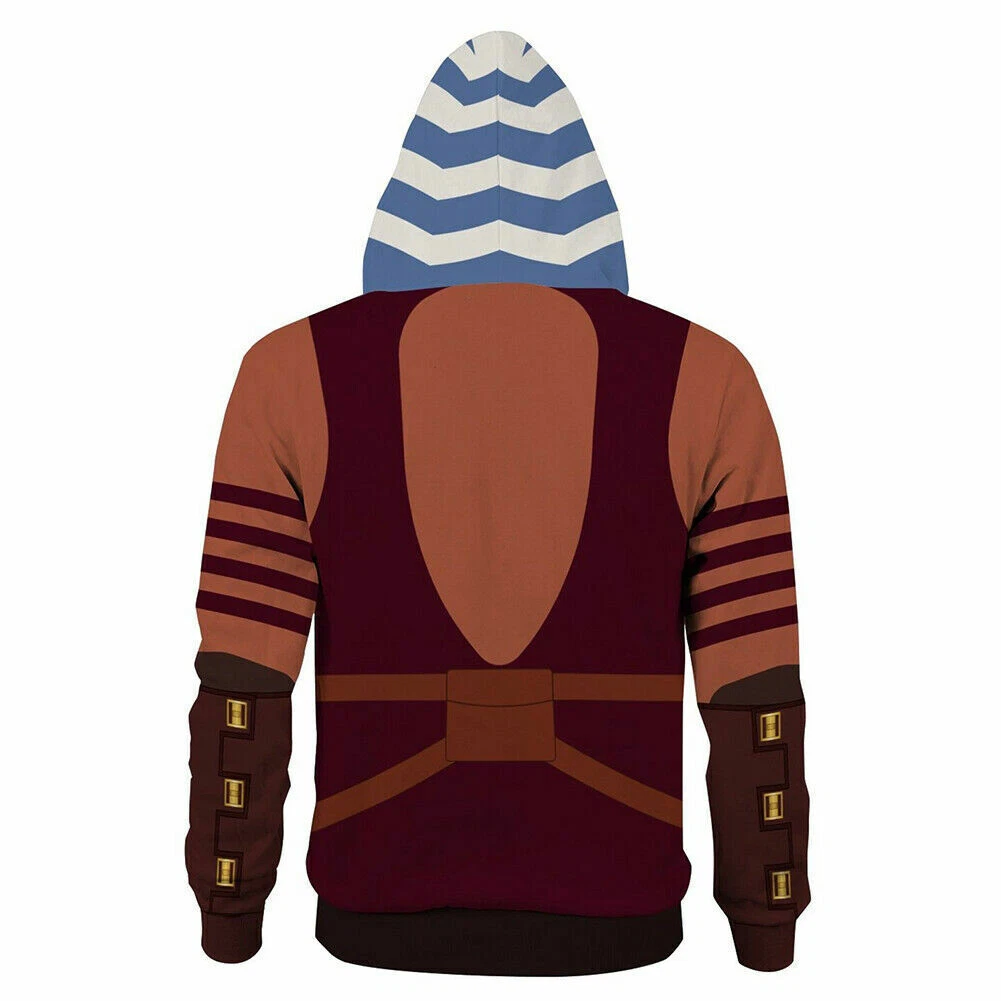 Star Wars: The Clone Ahsoka Tano Wars Hoodie Cosplay Costume