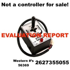Repair Evaluation Report Joystick Board Fisher Western Snow Plow 6pin Controller Repair Evaluation Report Joystick Board Fisher Western Snow Plow 6pin Controller