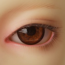 Dollmore MSD acrylic eyes OOAK 14mm - Optical Half Round Acrylic Eyes SE10