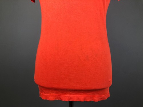 John Gallia Mens T-Shirt Italy Cotton Short Sleeve Logo Red Size M - Picture 9 of 16