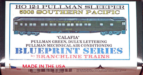 KIT CAMA PULLMAN HO BRANCHLINE TRAINS 5308 12-1 SOUTH PACIFIC CALAFIA | Zustand: New