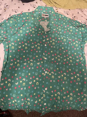 tipsy elves xxl 2XL adult shirt st Patrick s day lucky charms marshmallows NWOT