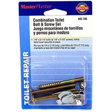 Master Plumber 403709 MP Toilet Bolt Screw Set