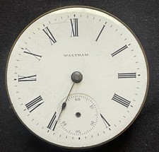 Antique Waltham Model 1888 Pocket Watch Movement 16s - Parts/Repair