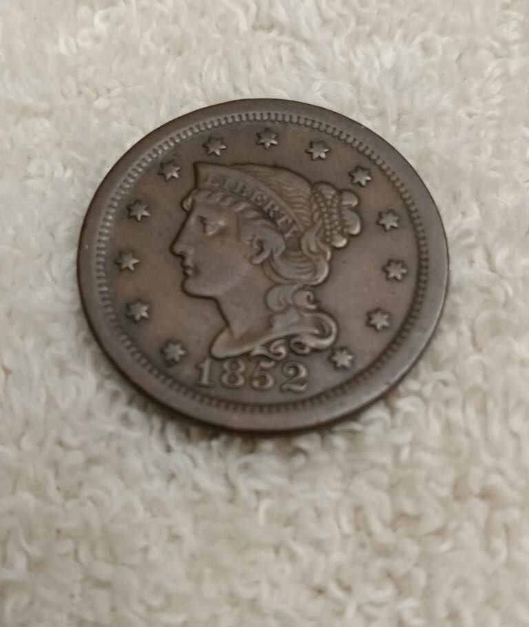 1852 Large cent, XF. | eBay