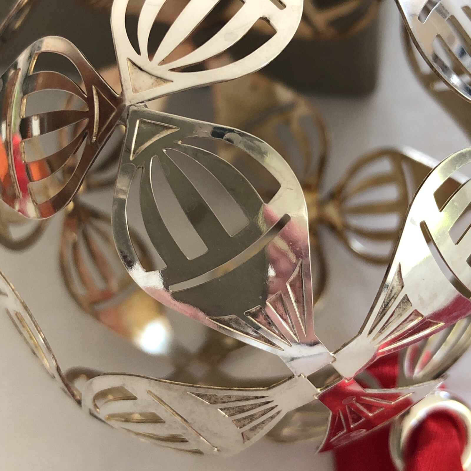 ornement de noël christofle 2019 métal À. Boîte D’origine