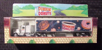Dunkin' Donuts Tractor & Trailer 1995 LE Die-Cast 0 & 027 Gauge NEW MIB - Wheeljack's Lab
