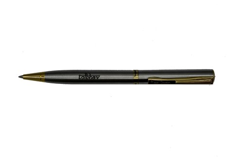 Pierre Cardin Golden Eye Ball Point Pen BP GT Blue Ink Metal Body Black New - Picture 17 of 18