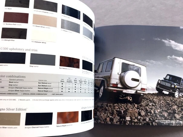 2005 Mercedes Benz G-Class G500 G55 AMG 34-page Vintage Car Brochure Catalog - Image 4 of 4