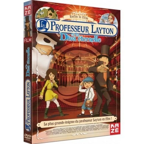 KAZE Professeur Layton et la Diva éternelle - Film - DVD