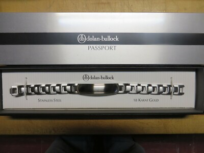 Stainless Steel & 18K Gold Bracelet by Dolan Bullock