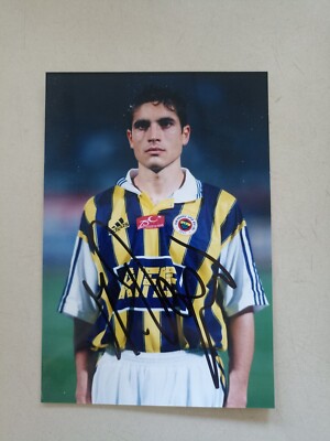 Mustafa Dogan F. Istanbul 90er Jahre original signierte Autogrammkarte