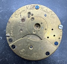 1892 Elgin grade 73 18S 7J Pocket Watch Movement- For Repair