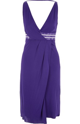 VERSACE COLLECTION Striped Waist Midi Dress BNWT